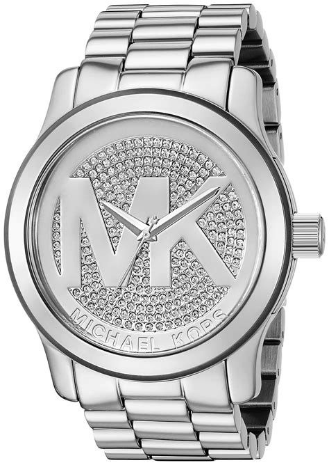 michael kors collection runway watch mk5544 silver 